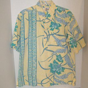 Vintage REYN SPOONER Hawaiian Polo Shirt S3642